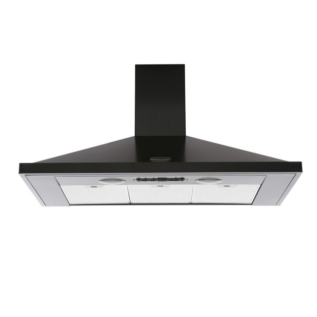 Rangemaster LEIHDC100BC/ 95670 RANGEMASTER 100CM HOOD BLACK CHROME