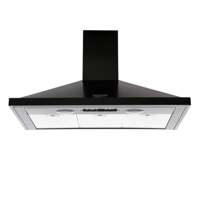 Rangemaster LEIHDC90BC/ 64940 Rmstr 90Cm Hood Black Chrome No Rail