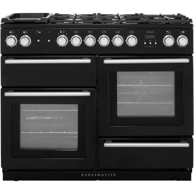 Rangemaster NEX110DFFBL/C 104850 NEXUS 110 DF BLACK CHROME