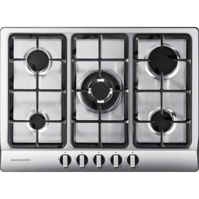 Rangemaster RMB70HPNGFSS/ 112220 70CM 5 BURNER GAS HOB STAINLESS