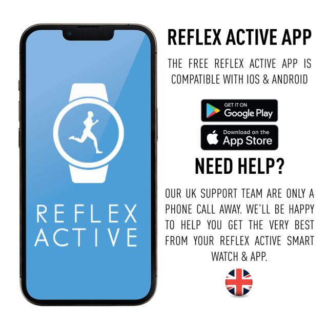 Reflex Active RA12-2154 Series 12 Navy Strap Smart Watch - Navy