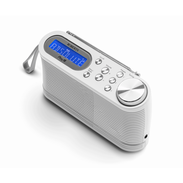 Roberts Radio PLAY10W DAB+/DAB/FM RDS Radio - White