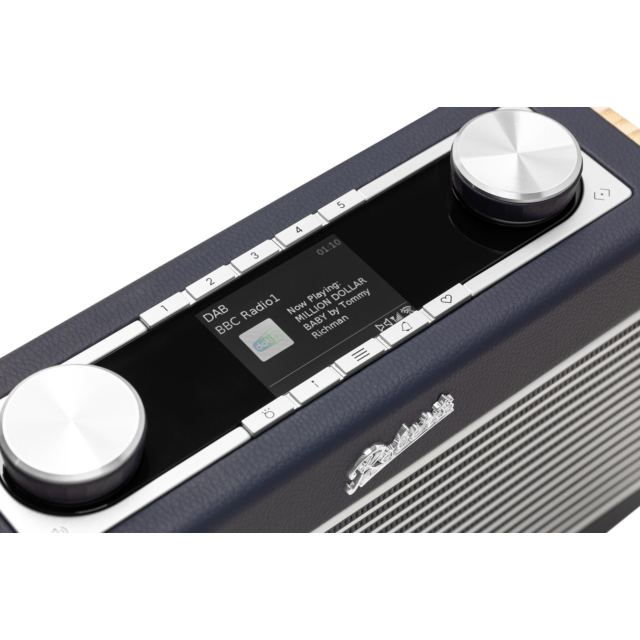 Rambler Max DAB/DAB+/FM/Internet Bluetooth Digital Radio, Navy Blue