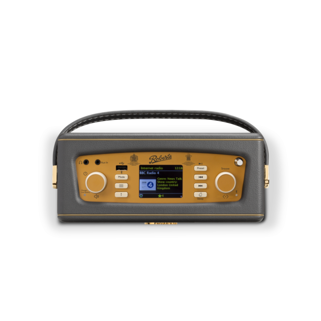 Roberts Radio REV-ISTREAMLCG DAB+/FM/Internet Radio - Charcoal Grey