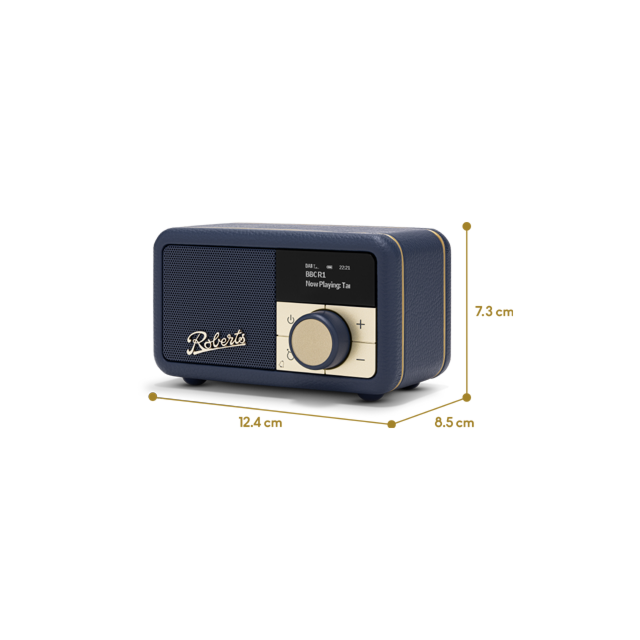 Roberts Radio REV-PETITE2MB Revival Petite2 DAB/DAB+/FM RDS Bluetooth, Rechargable battery, Alarm, T