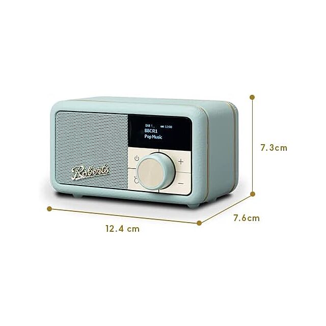 Roberts Radio REV-PETITEDE Revival'Dab / Dab+ / FM RDS Digital Radio, Rechargable Batteries USB Char