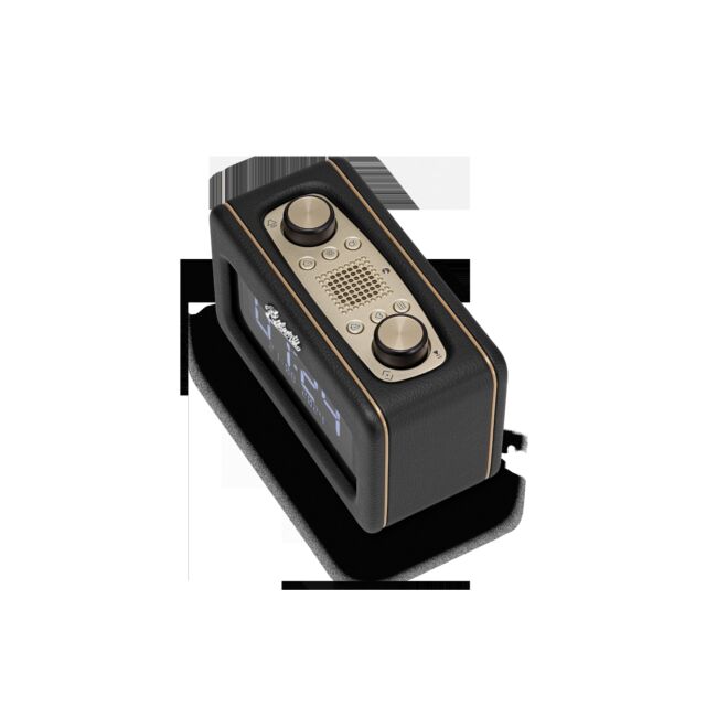 Roberts Radio Revival styled DAB+/FM bedside radio with Bluetooth with Alarms - Black