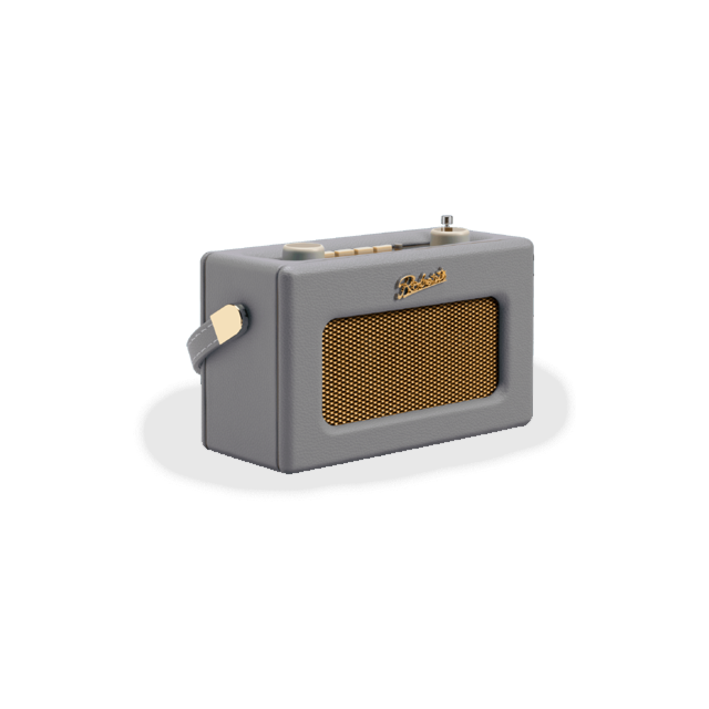 Roberts Radio REV-UNOBTDG Revival Uno' DAB/DAB+/FM radio with 2 alarms and line out in Dove Grey Blu