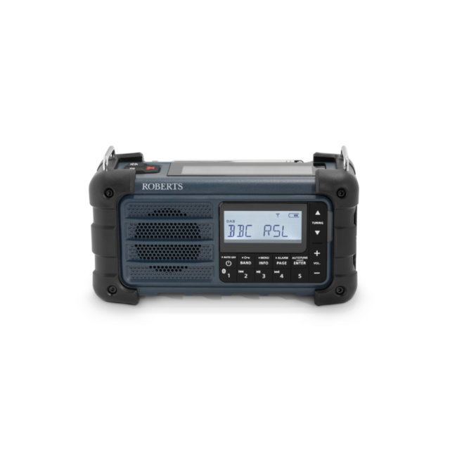 Roberts Radio SOLARDAB 99 Dab+/Fm Multi-Powered Radio With Bluetooth, Usb/Rechargeable Battery/Hand