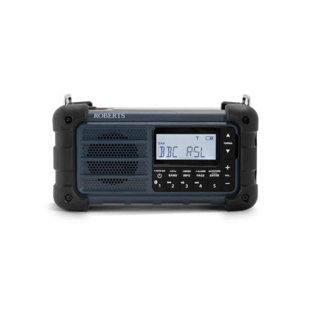Roberts Radio SOLARDAB 99 Dab+/Fm Multi-Powered Radio With Bluetooth, Usb/Rechargeable Battery/Hand