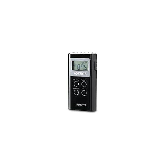 Roberts Radio SPORTS995BK 2 band PLL synthesised stereo personal radio in black