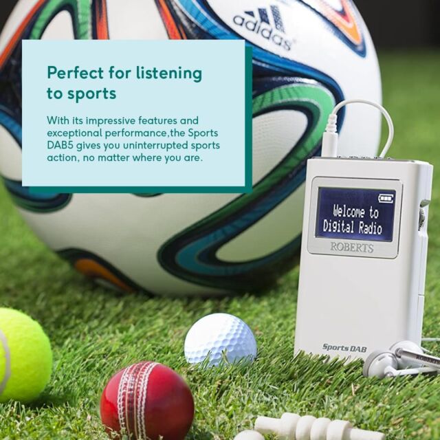 Roberts Radio SPORTSDAB5 DAB/DAB+/FM RDS personal digital radio
