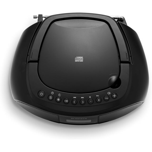 Roberts Radio ZOOMBOX4BK Portable Boombox With CD And USB