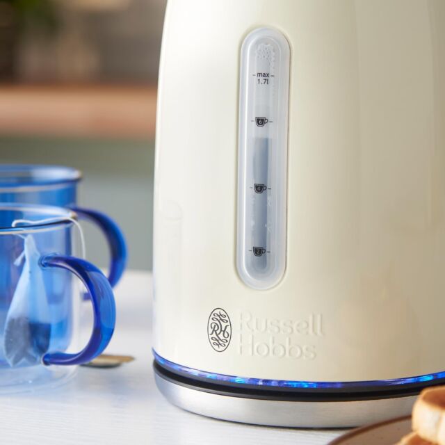 Russell Hobbs 20461 Quiet Boil 1.7L Kettle Cream