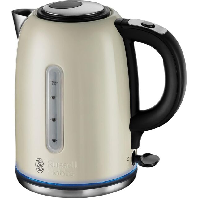 Russell Hobbs 20461 Quiet Boil 1.7L Kettle Cream