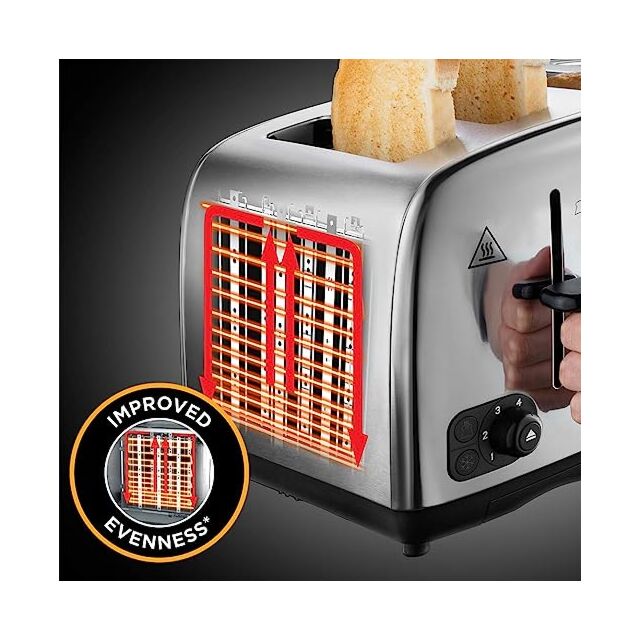 Russell Hobbs 24090 4 Slice Toaster Brushed / Polished