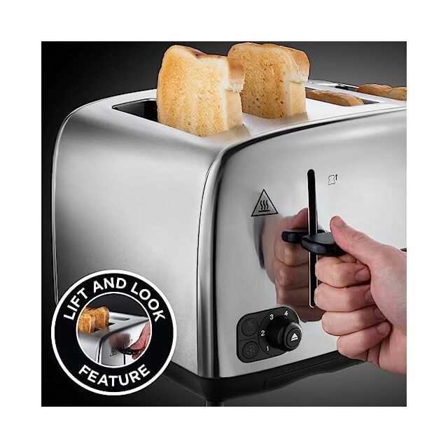 Russell Hobbs 24090 4 Slice Toaster Brushed / Polished