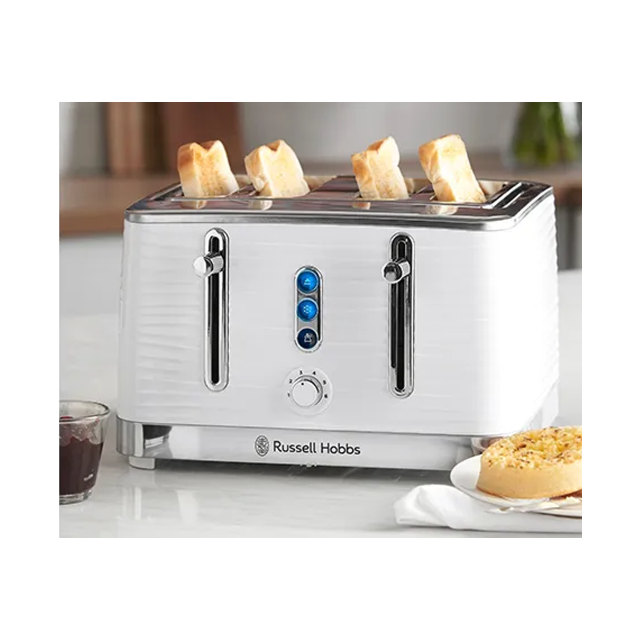 Russell Hobbs 24380 Russell Hobbs Inspire 4 Slice White Toaster