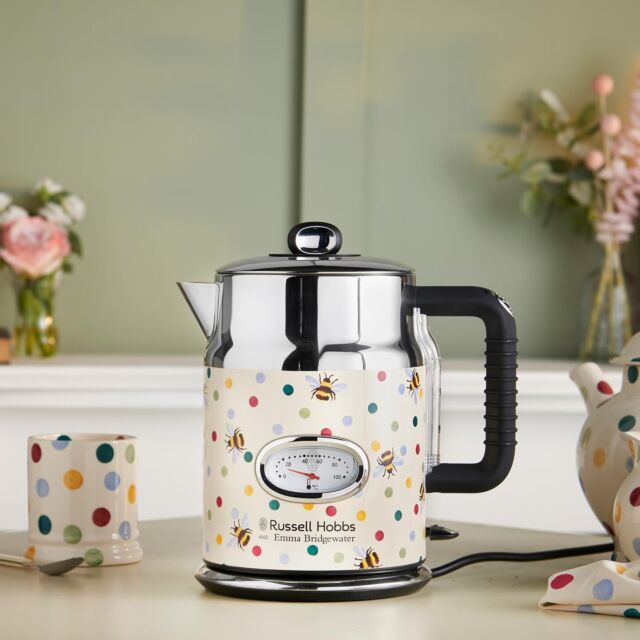 Russell Hobbs 27240 Bumblebee Polkadot Kettle 
