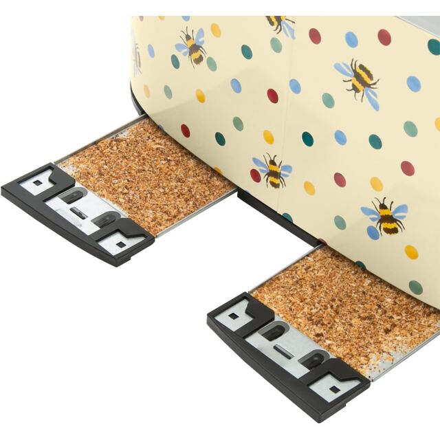 Russell Hobbs 27250 Bumblebee Polkadot 4 Slice Toaster 