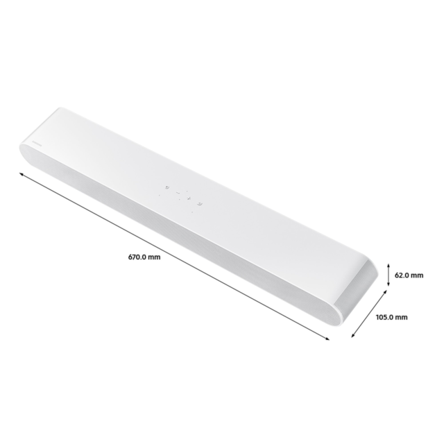 Samsung HW-S61D/XU 5.0ch All-in-One Wireless Soundbar - White