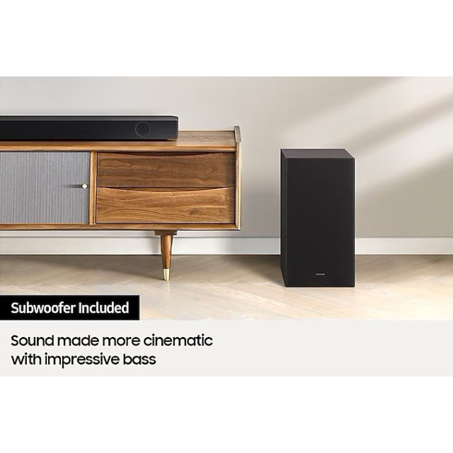 Samsung HW_B530XU Wireless Soundbar with Subwoofer and game mode - Black 