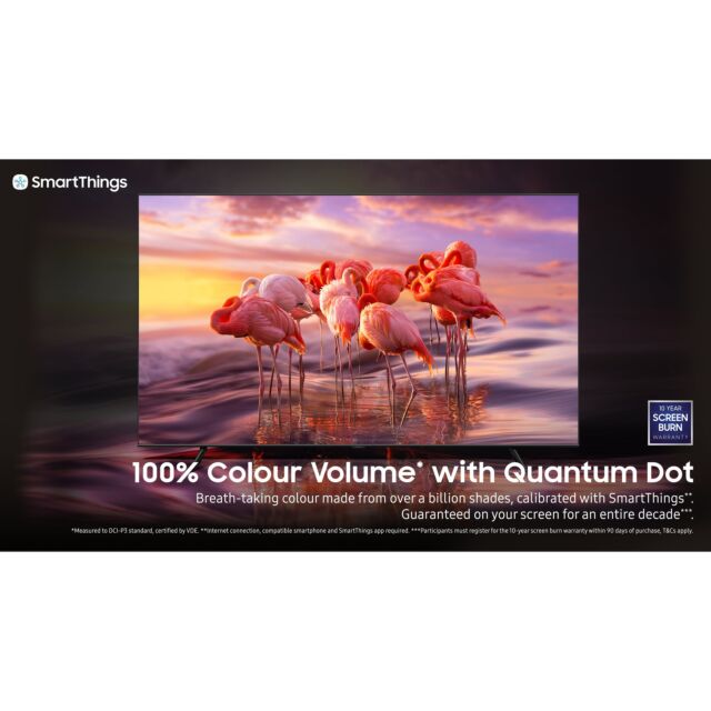 Samsung QE75Q60BAUXXU 75inch 4K HDR QLED Smart TV with Voice Assistants