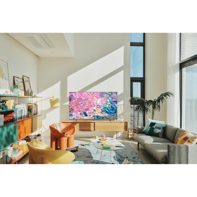 Samsung QE75Q60BAUXXU 75inch 4K HDR QLED Smart TV with Voice Assistants