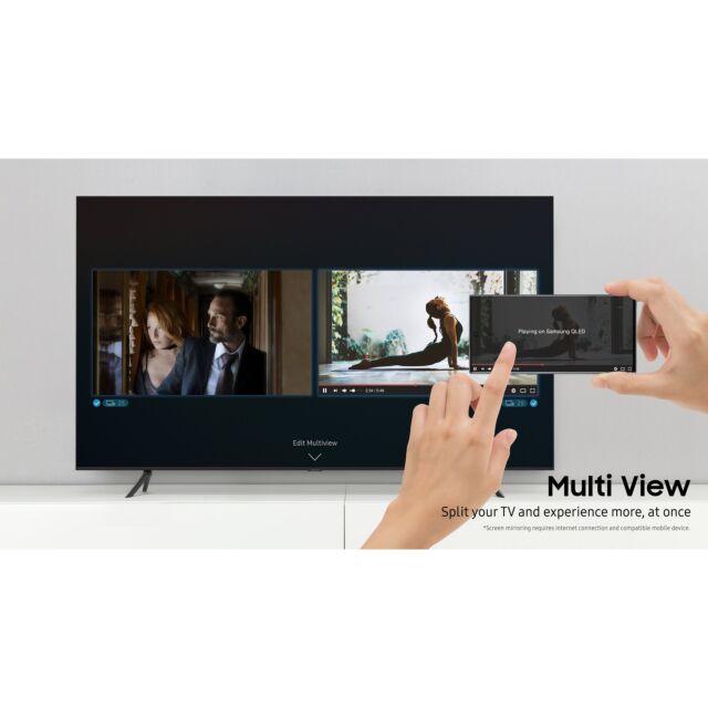 Samsung QE75Q60BAUXXU 75inch 4K HDR QLED Smart TV with Voice Assistants