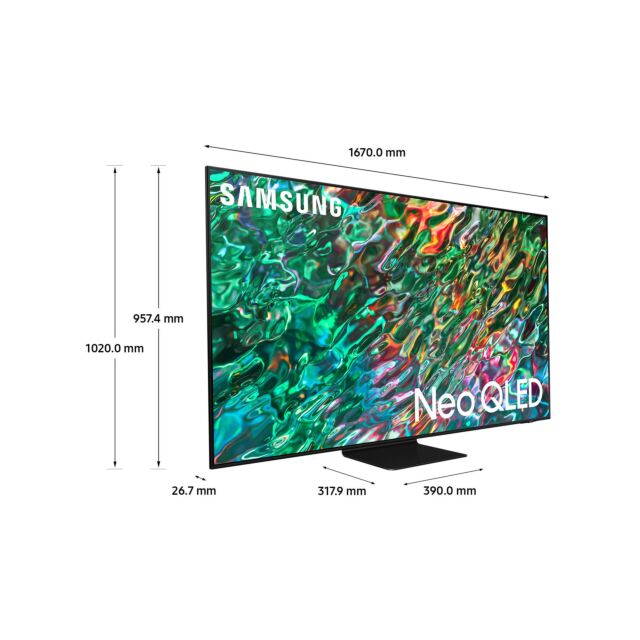 Samsung QE75QN90BATXXU 75inch 4K HDR QLED Smart TV with Voice Assistants