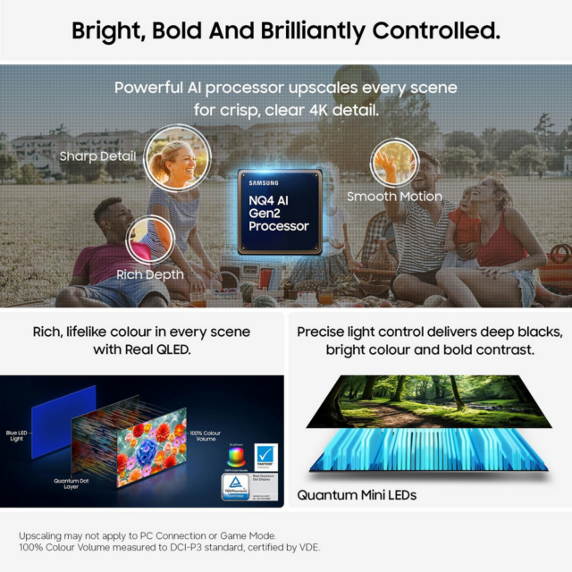 Samsung QE85QN80HAUXXU 85inch 4K Neo QLED Smart TV