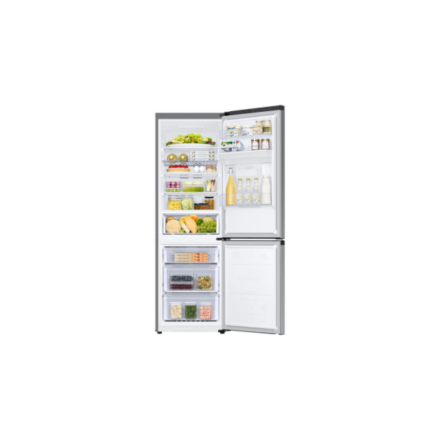 Samsung RB34C632ESA/EU 59.5cm 65 / 35 Split Fridge Freezer - Silver / White