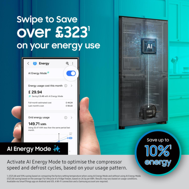 Samsung RF65DG9H0EB1EU 91.2cm No Frost American Fridge Freezer