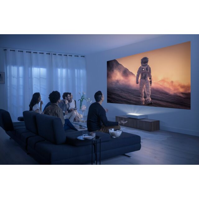 Samsung SPLSP9TFAXXU 130inch 4K Laser Projector Smart Triple Laser Technology with Ultra Short Throw