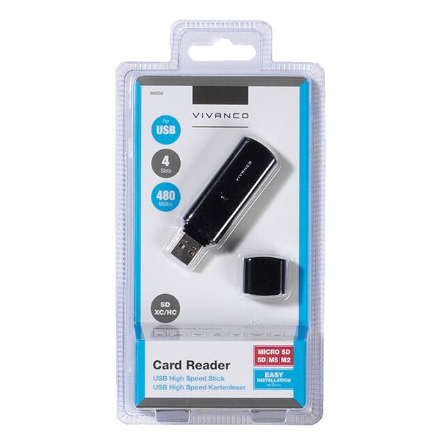 Vivanco 36656 USB Card Reader