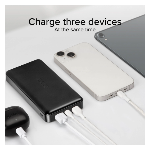 SBS TTBB20000FASTK Fast Charge Powerbank: 20,000 Mah, 2 Usbs