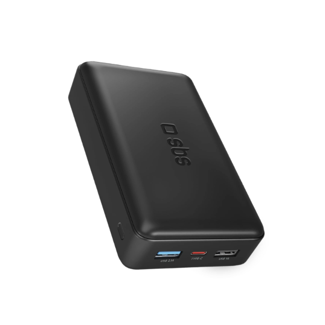 SBS TTBB20000FASTK Fast Charge Powerbank: 20,000 Mah, 2 Usbs