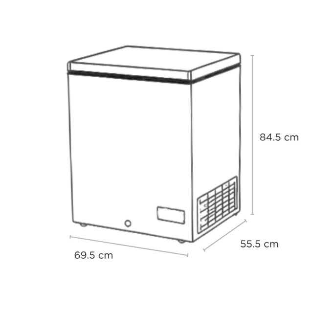 Sensis RFCHT01F137EW 137 litre Chest Freezer - White