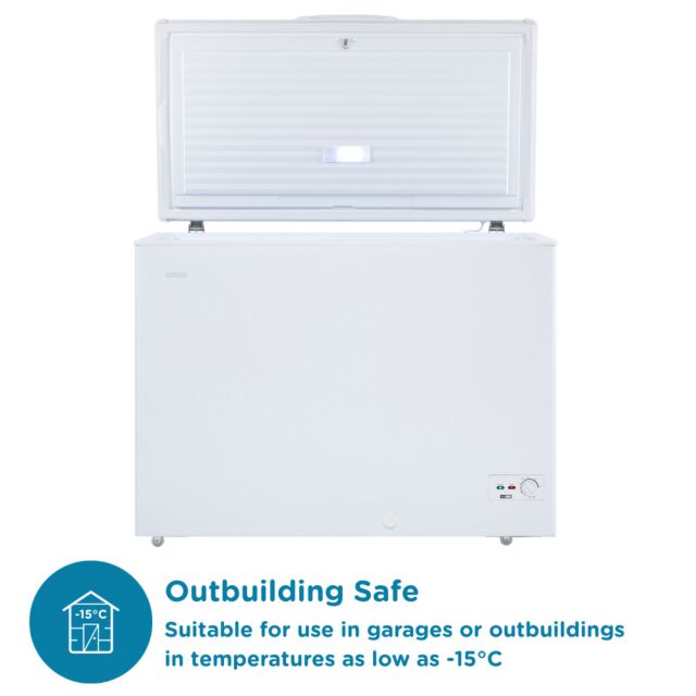 Sensis RFCHT01F300EW 300 litre Chest Freezer - White
