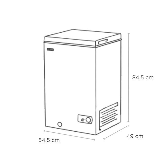 Sensis RFCHT01F97EW 97 litre Chest Freezer - White