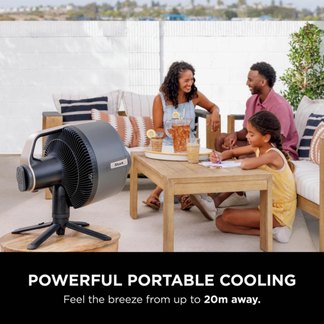 Shark FA300UK 307FA300UK Shark FlexBreeze Pro Mist Indoor & Outdoor Fan & Outdoor Misting System - D