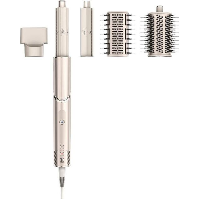 Shark HD430SLUK FlexStyle 4-in-1 Air Styler & Hair Dryer for Straight & Wavy - Stone