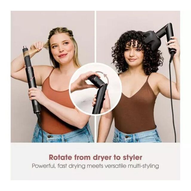 Shark HD440UK FlexStyle 5-in-1 Air Styler + Hair Dryer with Storage Case – Black