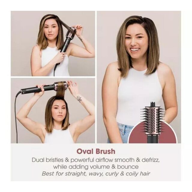 Shark HD440UK FlexStyle 5-in-1 Air Styler + Hair Dryer with Storage Case – Black
