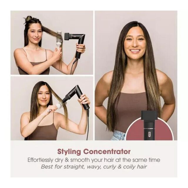 Shark HD440UK FlexStyle 5-in-1 Air Styler + Hair Dryer with Storage Case – Black
