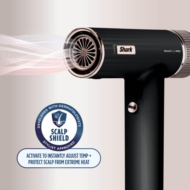 Shark HD701UK SpeedStyle Pro Hair Dryer Black 100&deg;C