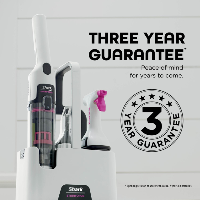 Shark HX100UKT Cordless Stain Cleaner - White