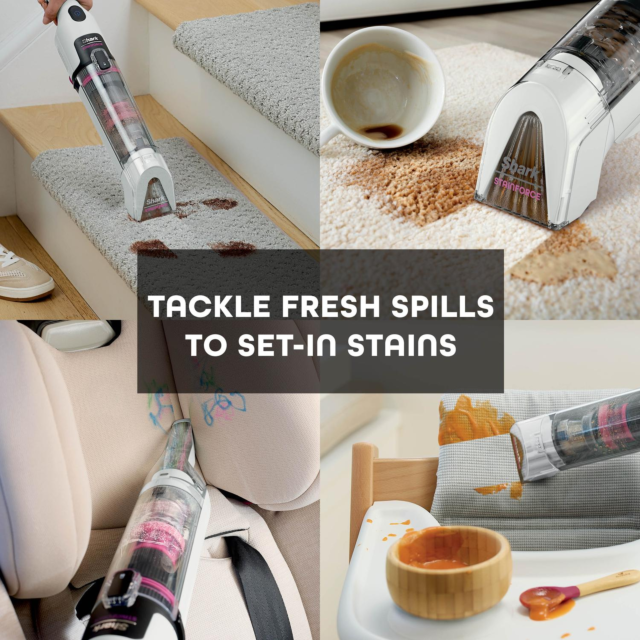 Shark HX100UKT Cordless Stain Cleaner - White