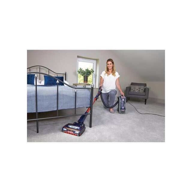 Shark NZ801UKT Anti Hair Wrap Upright Vacuum Cleaner with Powered Lift- Away, TruePet - Blue