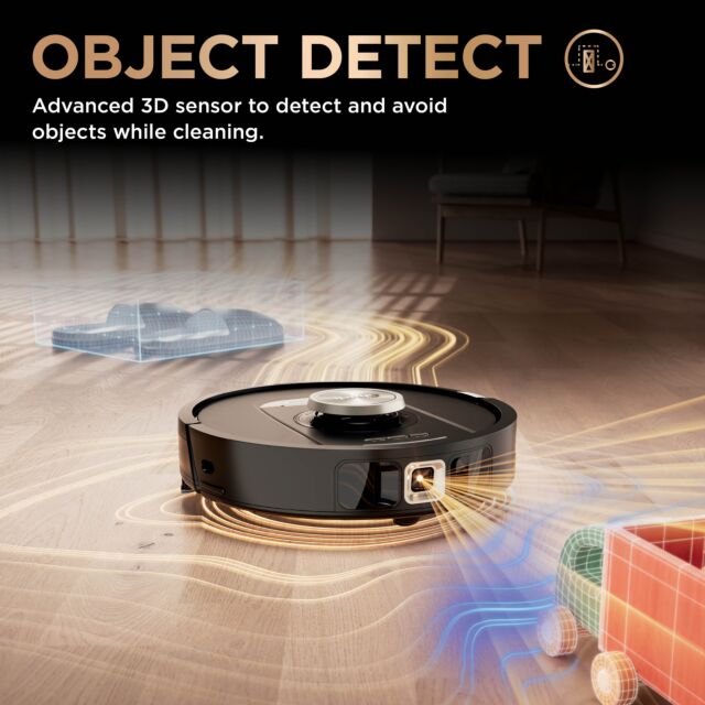 Shark PowerDetect NeverTouch Pro 2-in-1 Self-Empty, Self-Refill & Self-Clean Robot Vacuum & Mop - Black